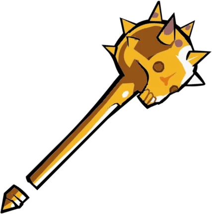 Image credit url: Gold Skull Mace Image