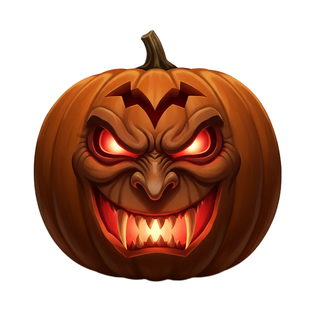 Dracula Face Pumpkin Image