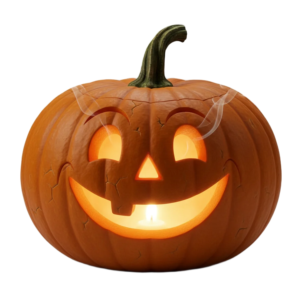 Happy Smiling Pumpkin Face Image