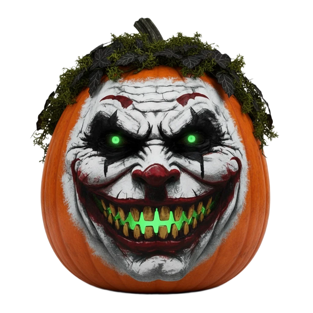 Joker Face Pumpkin Image