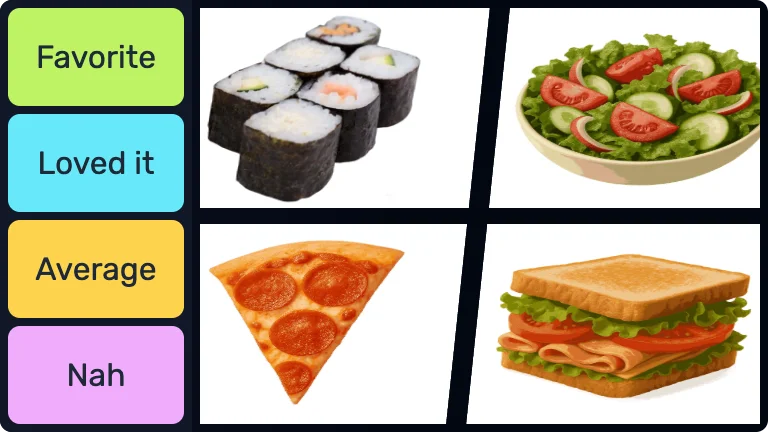 Fast Food Tier List